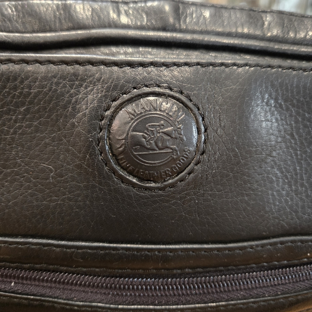 Mancini Leather Unisex Crossbody Wallet Bag - Picture 2 of 8